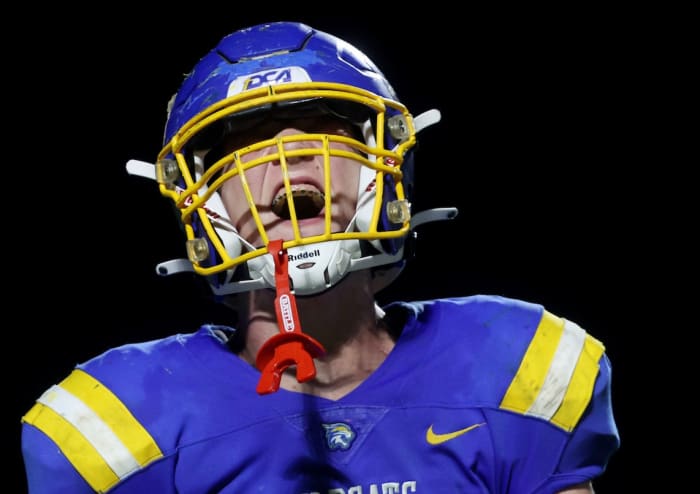 2026 4-star TE Carson Sneed during his sophomore season at Donelson Christian Academy. (Photo by Alan Poizner for Tennessean.com)